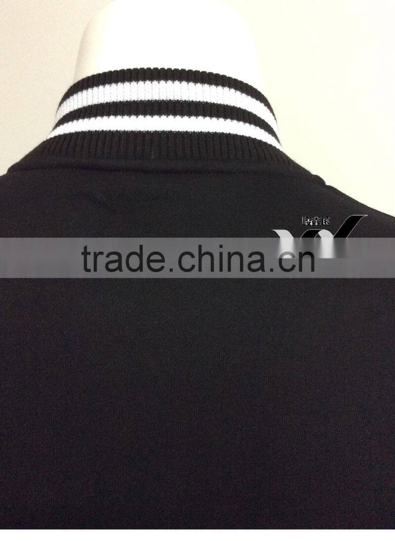 wholesale black and gray custom varsity jackets for men