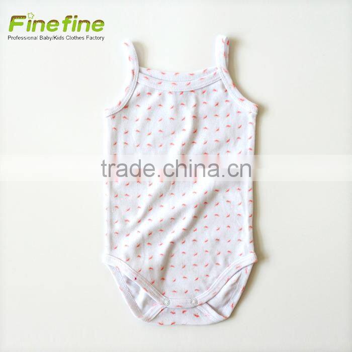 Design Smocked Baby Clothes Plain Cotton Baby Romper