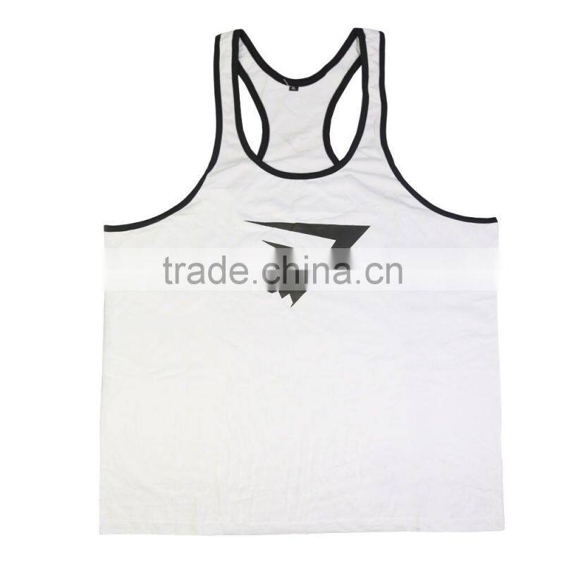 New Brand Gym Shark Singlets Mens Tank Tops Stringer Bodybuilding Equipment Fitness Men's GYM Tank Shirts Sports Clothes
