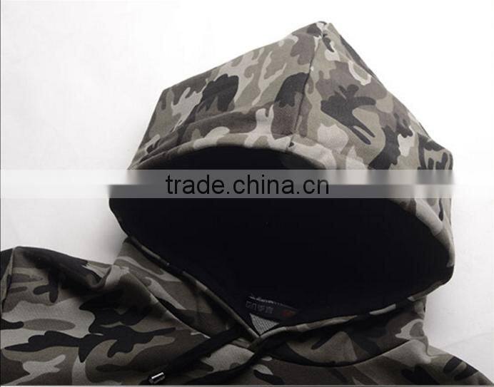 Camo Hoodie Pullover Autumn Sweatshirt