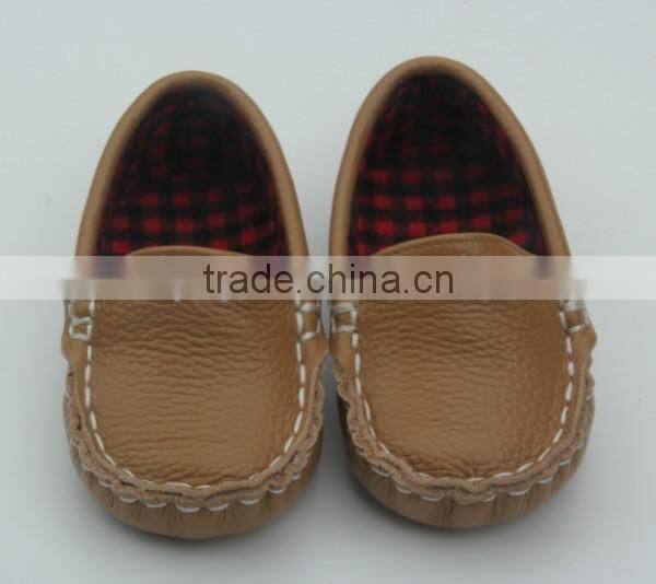 Comfortable fancy skidproof baby boat shoes