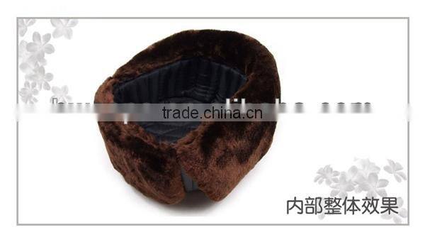 2013 new fashion style windproof polar fleece men snow cap