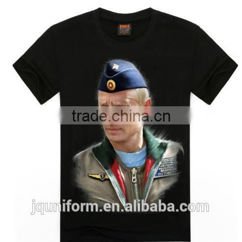 Exceptional quality human figure printed custom full print t shirt