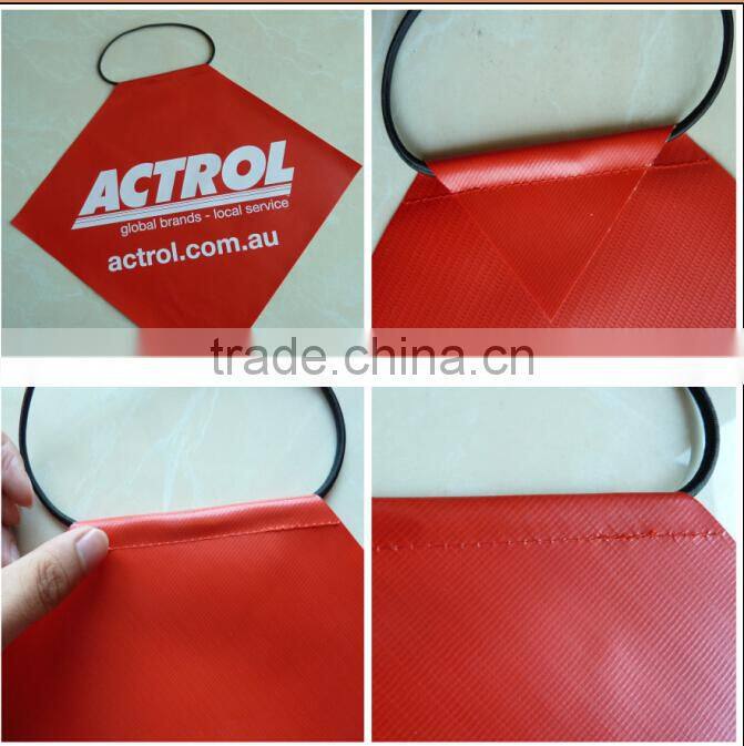 lighted Orange Safety Flag