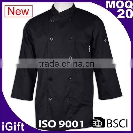 Factory Production Custom Logo Cooking Cotton Chef Uniform