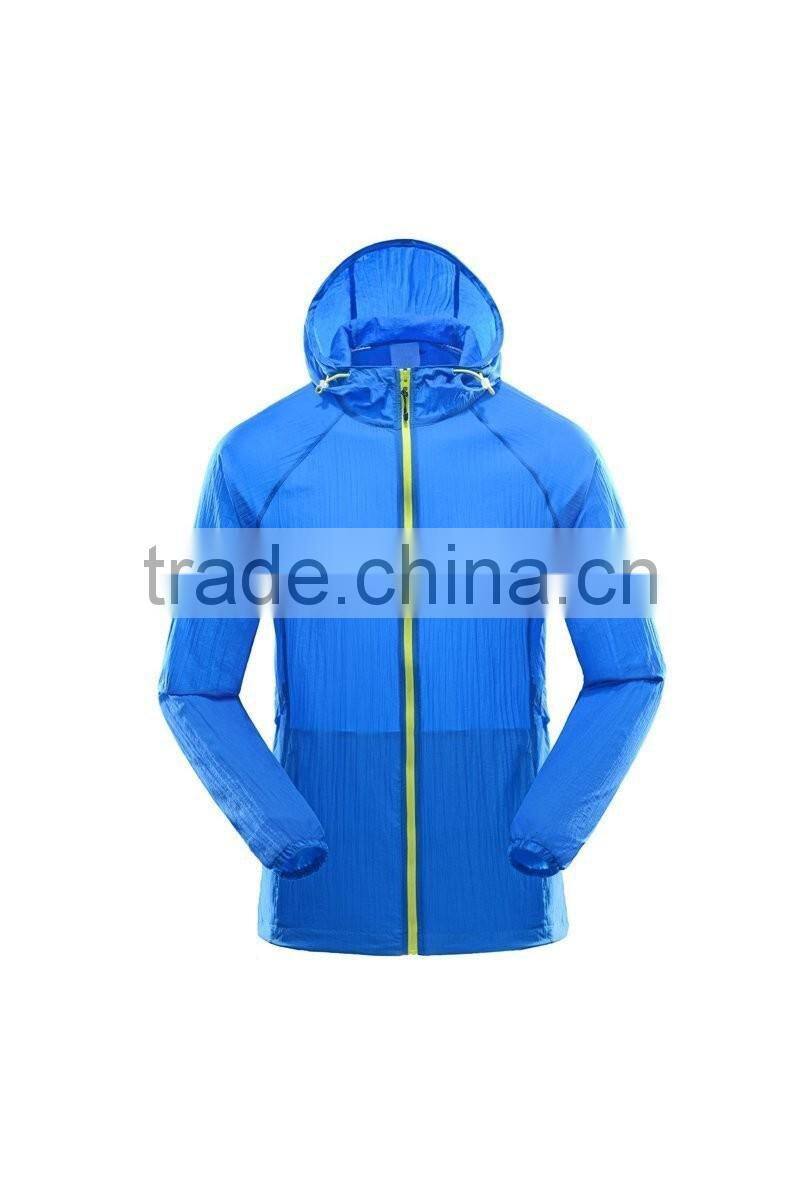 Couple rose/ royalbluer Sun UV Protective Clothing super Thin Shirt zipper up sun-protective clothing summer coat