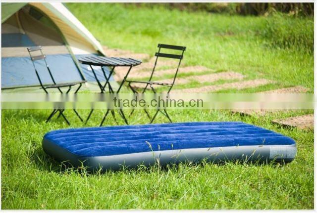 INTEX Blue Flocking Air Bed Trumpet