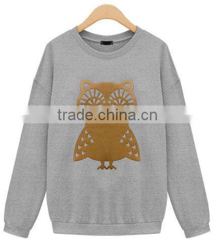 China Manufacture Wholesale Plain Hoodie Lady 2016