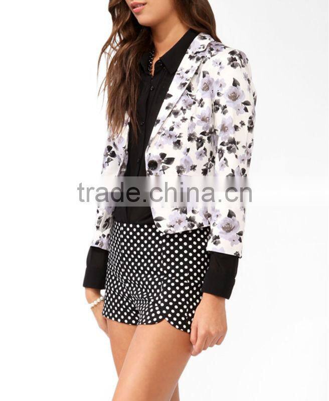 Floral Print Blazer