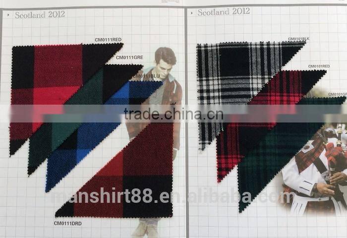 latest fashion custom designer big check flannel shirt