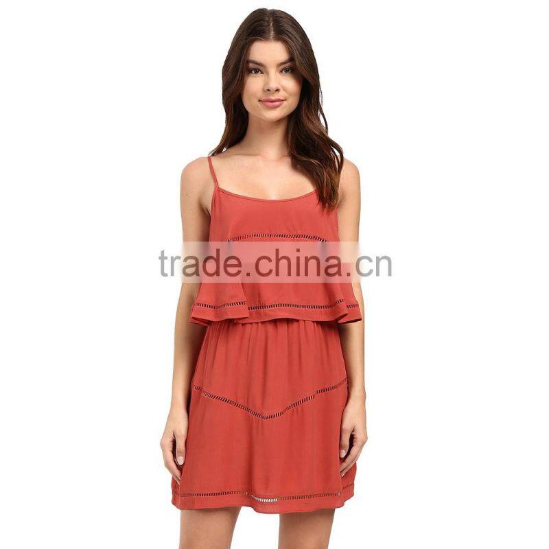 casual washed style soft rayon fabric summer clothing for ladies