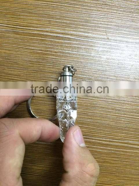 Crystal Singapore Merlion Model With LED Keychain For Souvenirs Gifts KJJ-02