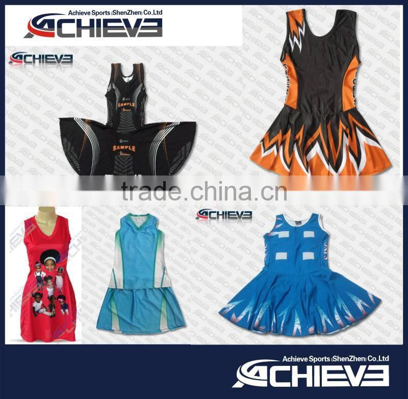 cheap design you own netball dress netball bibs netball jersey