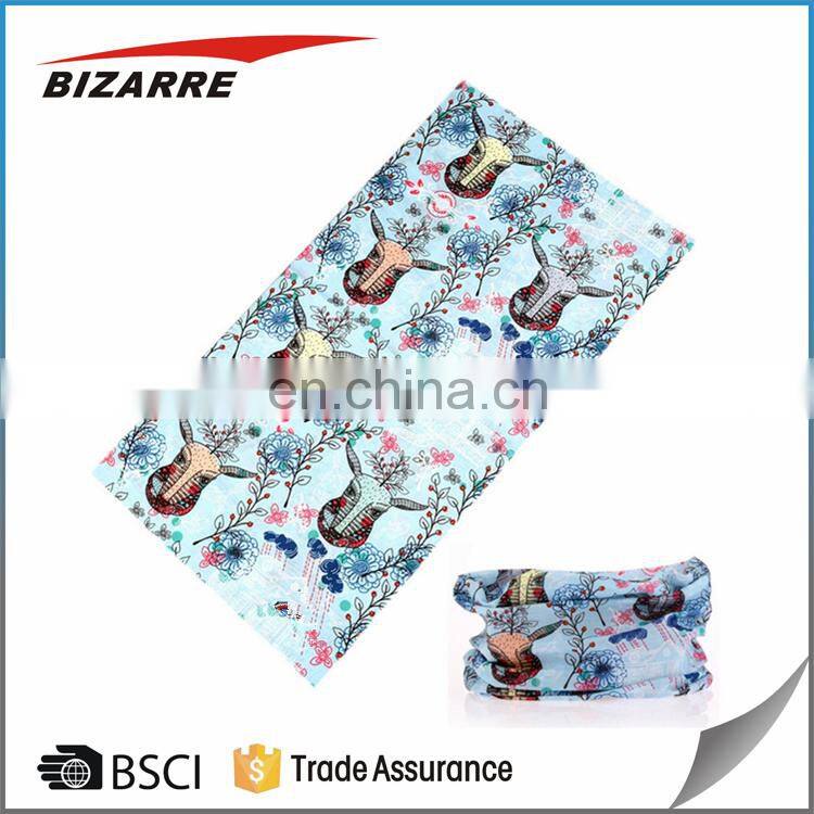 High Quality Custom Neck Scarf Digital Print Scarf Bandana For Ladies