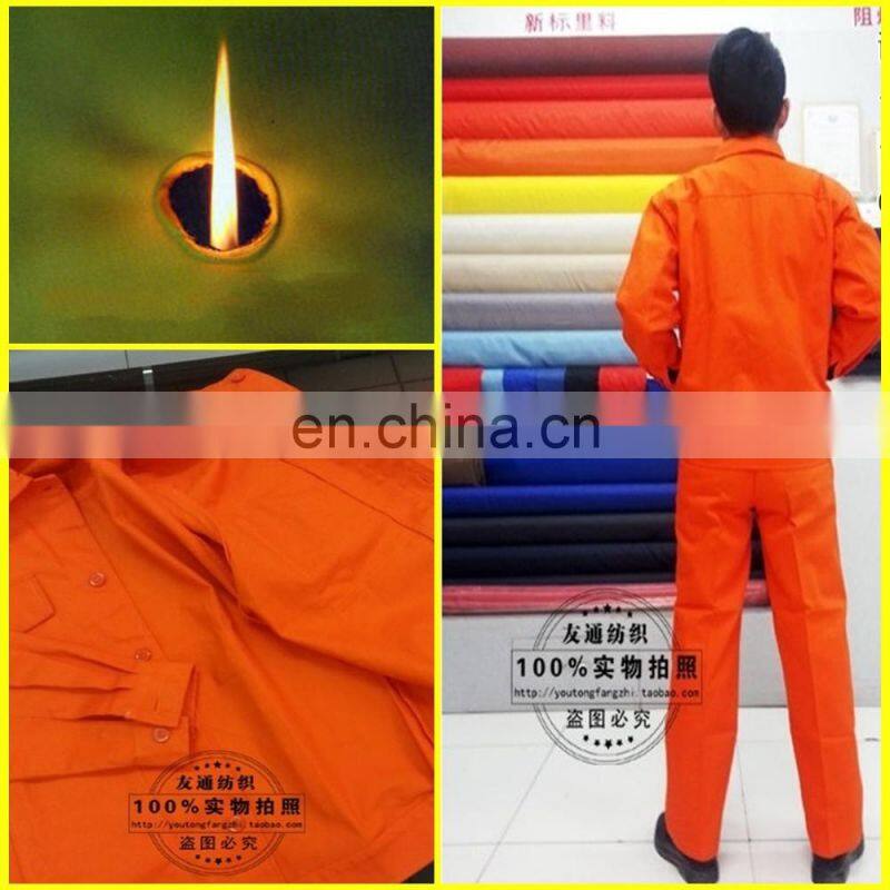 fire retardant canvas workwear garment