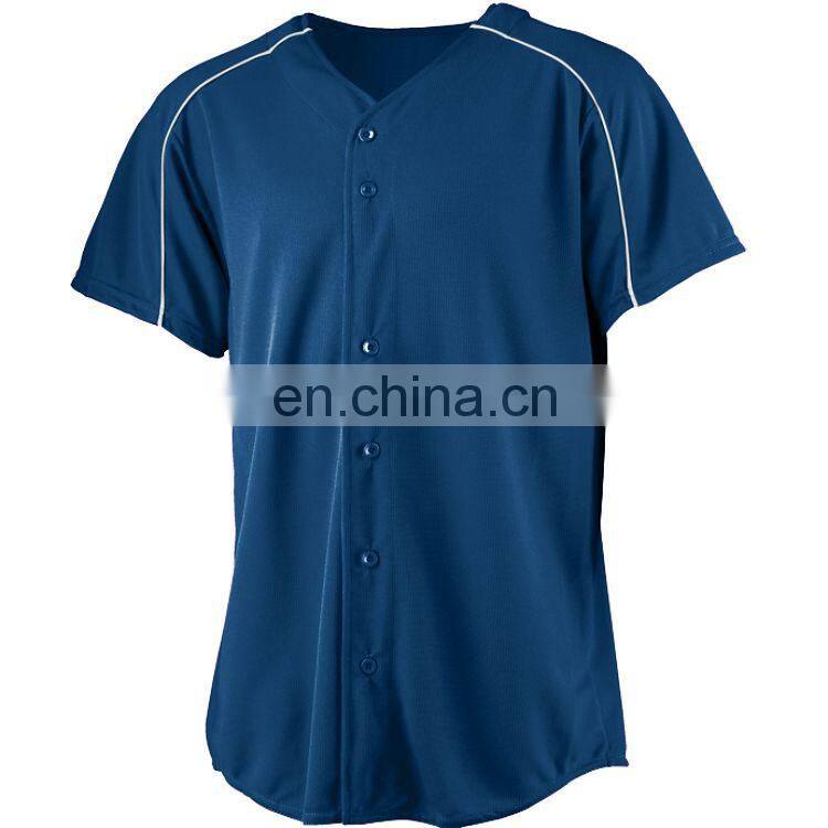 High quality oem custom fashion youth cotton baseball jersey
