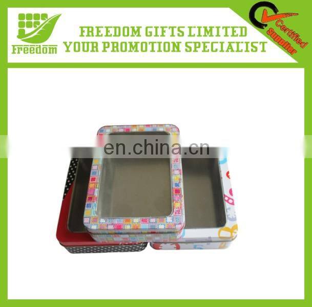 Logo Customized Promotional Tinplate Sugar Container