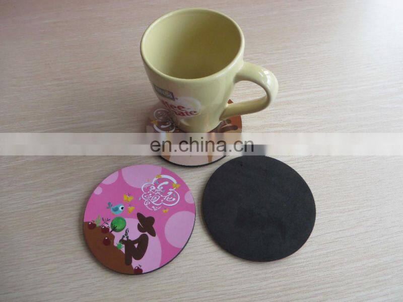 Personalized EVA foam coffee mug cup drink mat pad wholesales