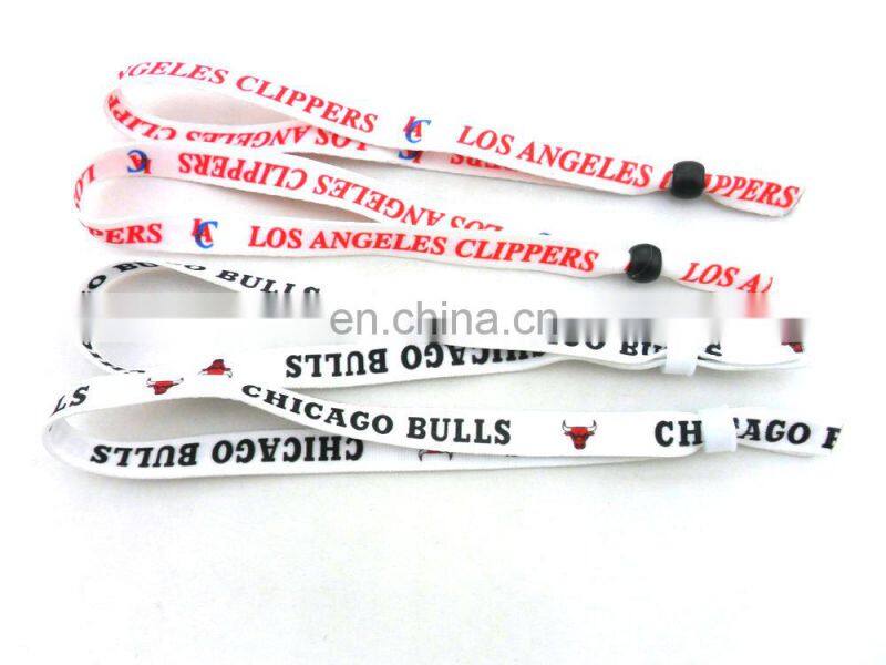 festival cheap customized fabric wristbands