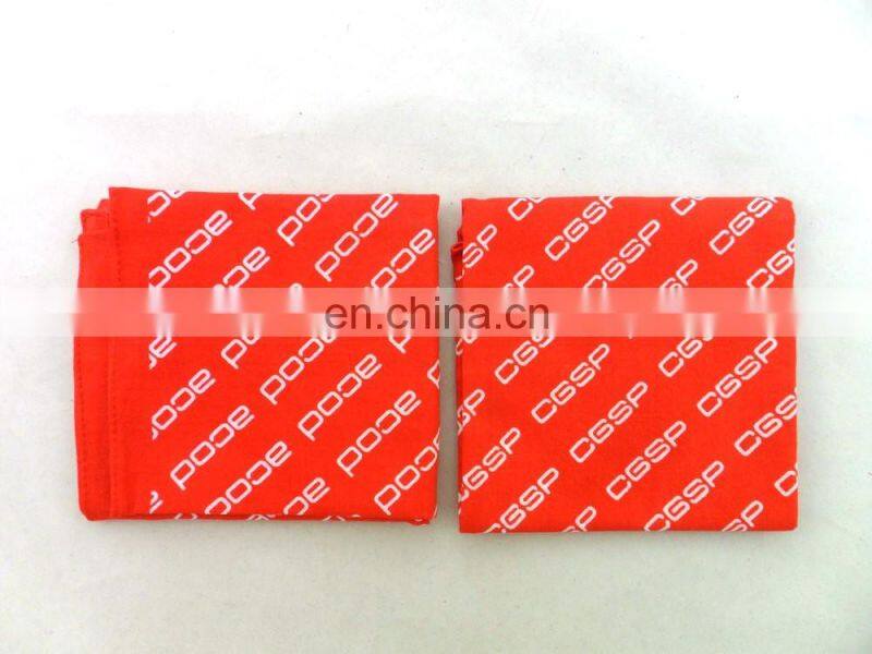 custom high quality promotional cotton red printing bandana