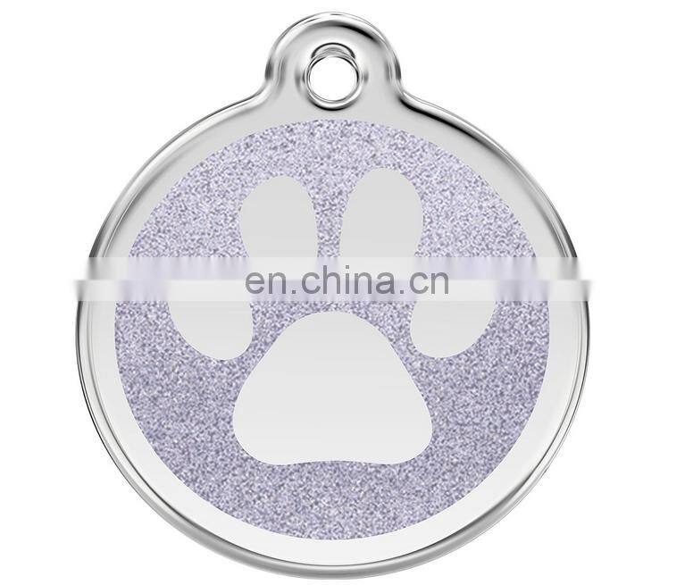 Custom cheap metal pet ID sublimation dog tag