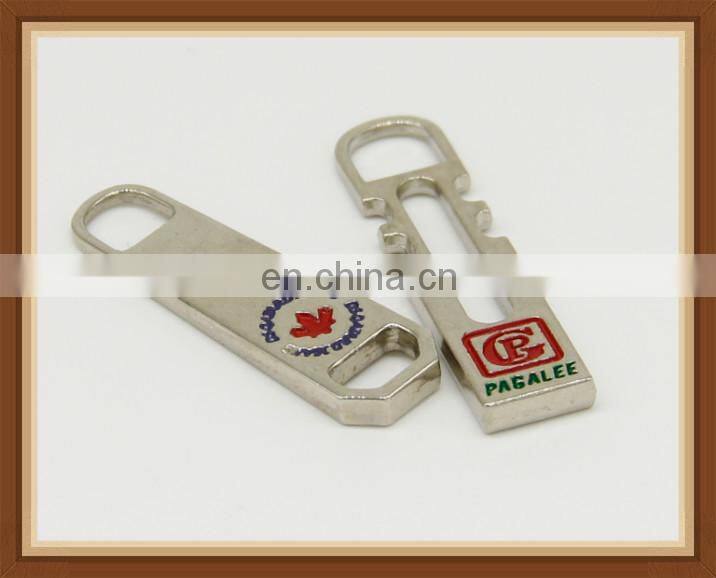 custom metal zipper puller with high quality for clothing