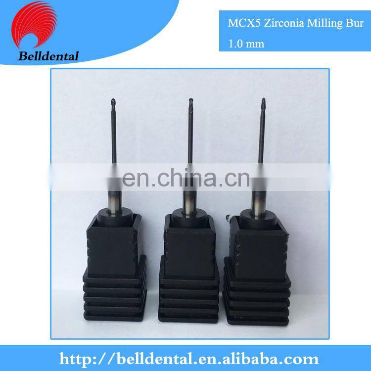 CAD CAM System DLC Coating Dental Zirconia Milling Burs for Sirona MCX5