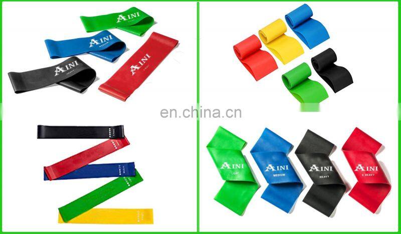 China Wholesale Top Grade Custom Logo Color Weight Competition Resistance Loop Bands,Crossfit Exercise Fitness Loop Bands