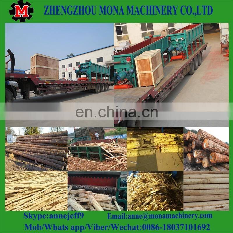 Vertical type wood debarking machine wood logs debarker machine