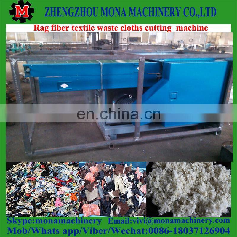 waste cotton recycling machine /rag cutting machine