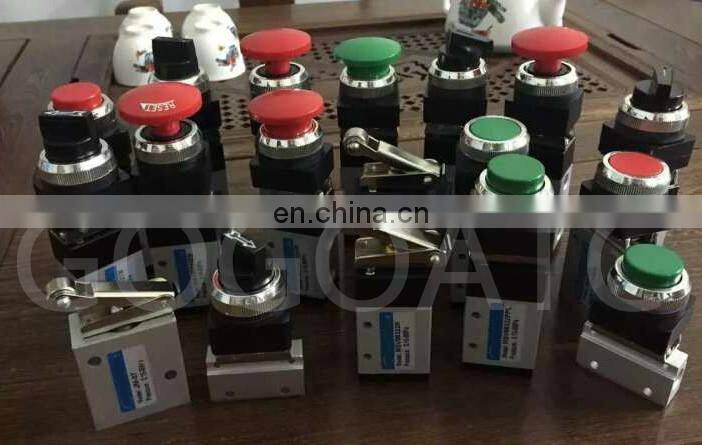 pneumatic push button valve