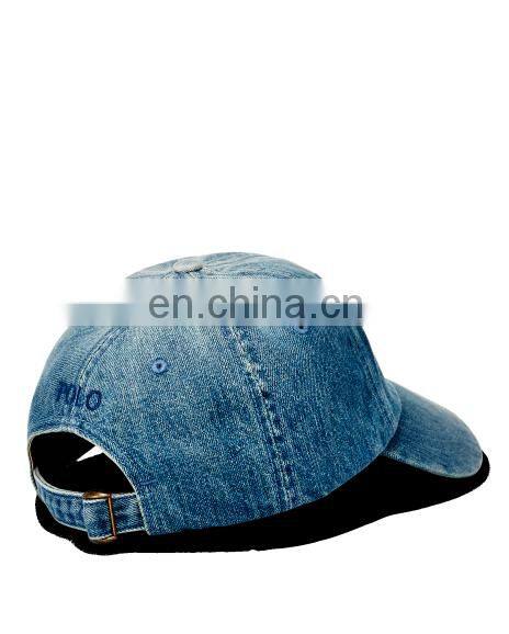 Diznew OEM design washed embroidered logo camp personalizadas distressed dad baseball 6 Panel denim Hat