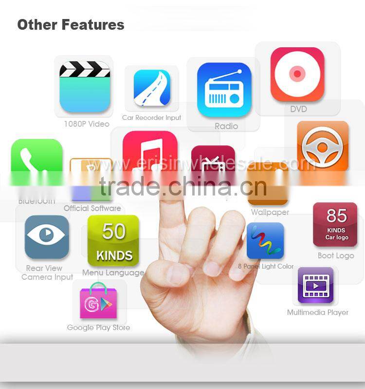 Erisin ES2507B 7" Mercedes Double Din Car DVD Player with GPS 3G WiFi Bluetooth