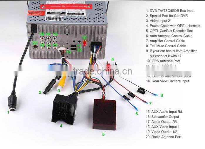 ES7060P 7" Car DVD GPS 3G OPEL VAUXHALL HOLDEN ANTARA VECTRA