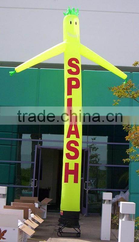 high quality yellow advertising inflatable sky dancer