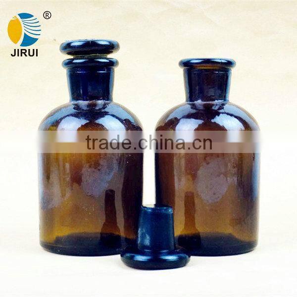250ml Glass Amber Reagent Bottles With Cork