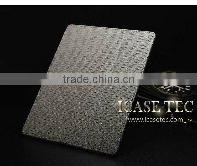2015 Wholesale retro leather flip case for ipad 5 with standing , for ipad air case , cases for tablets