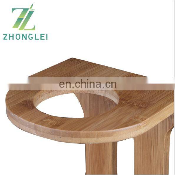 Wholesale Bamboo Hand Coffee Drip Stand bamboo Coffee Filter Holder Set for Holding Coffee Dripper