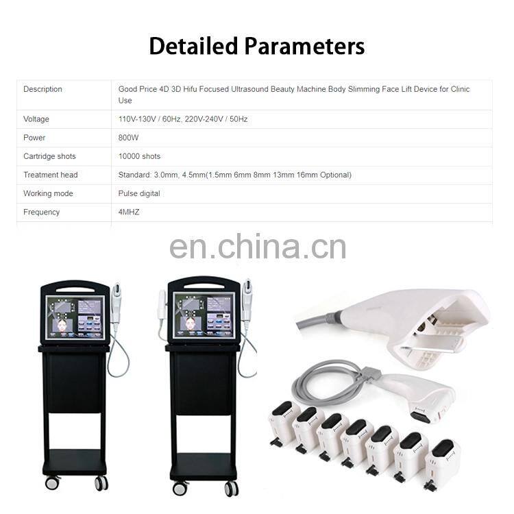 4 in 1 high quality 4d hifu 4dHifu face lifting 3dHifu vaginal tightening 5d 4d hifu machine body facelift 11lines