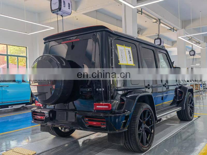 Runde Resin Carbon Fiber For Mercedes-Benz G-CLASS W463 W464 G500 G350 G63 Mansory Style Body Kit Front Bumper Rear Bumper Hood