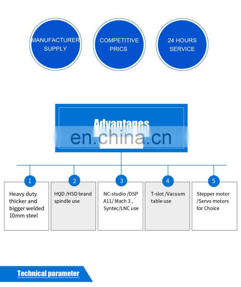 Strong model T shape double heads 1325 wood CNC with 4 axis rotary 200mm diameter DSP A18 controller