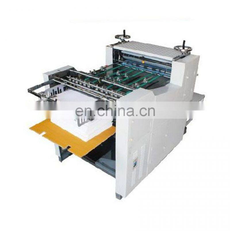 ZYWJ650 Automatic pu book cover carton Embossing Machine with Feeder, auto sheet feed kraft paper board embosser equipment