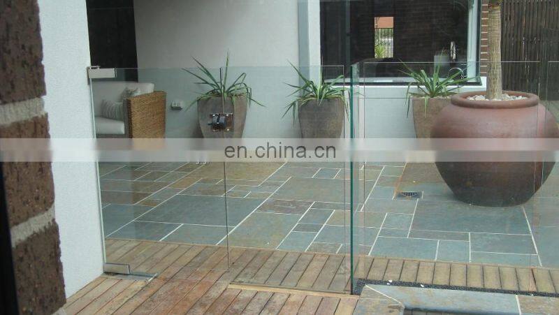 YY tempered balcony glass stair railing cost balustrade aluminum handrail balustrade