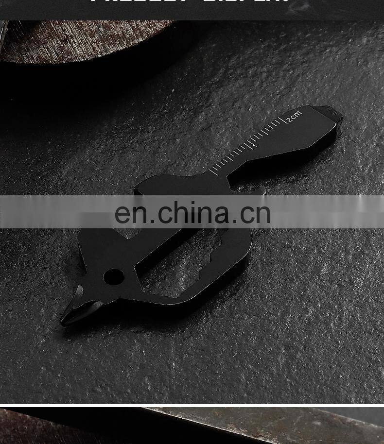 Stainless Steel Multifunctional Tools Outdoor Camping Portable Screwdriver Head Pocket Tools Gift