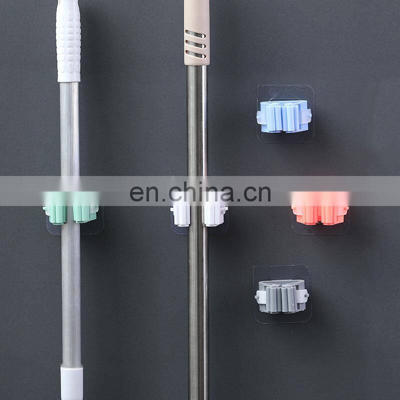 Wall Mounted Mop Organizer Holder Brush Broom Hanger Home Storage Rack Bathroom accessories