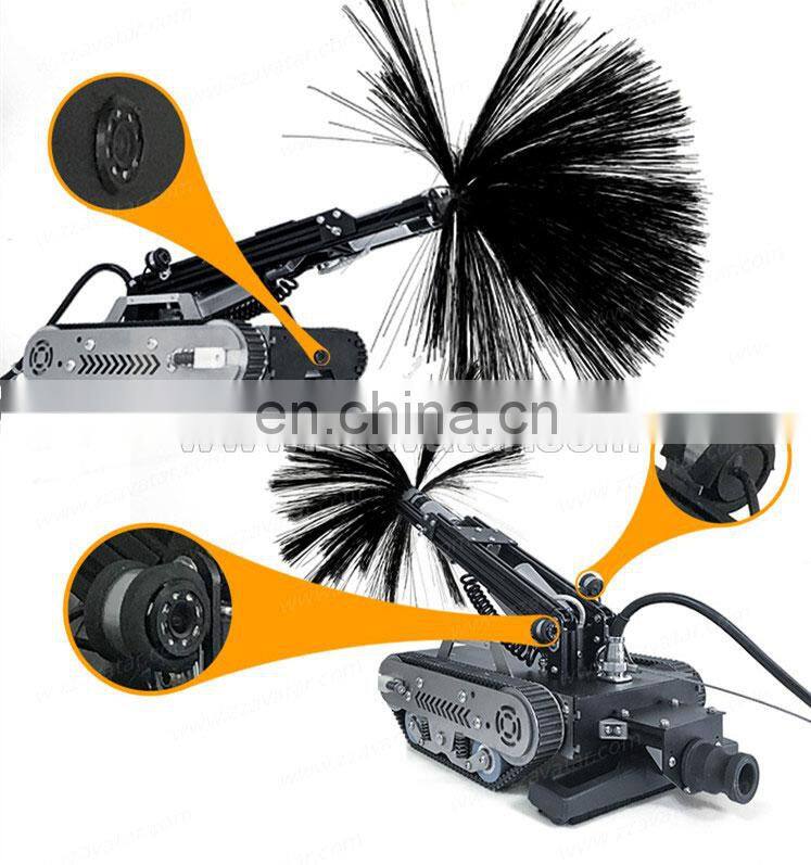 Nylon Brush Sweeping Cleaning Duct Machine
