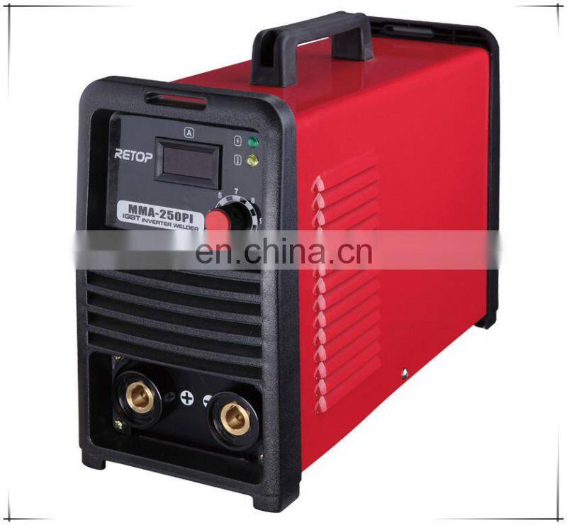 High Frequency Inverter Dc Arc Welder MMA160PI Hand Spot Welding Machine Welding Workpieces MMA Welders Retop Welder DC MOTOR CE