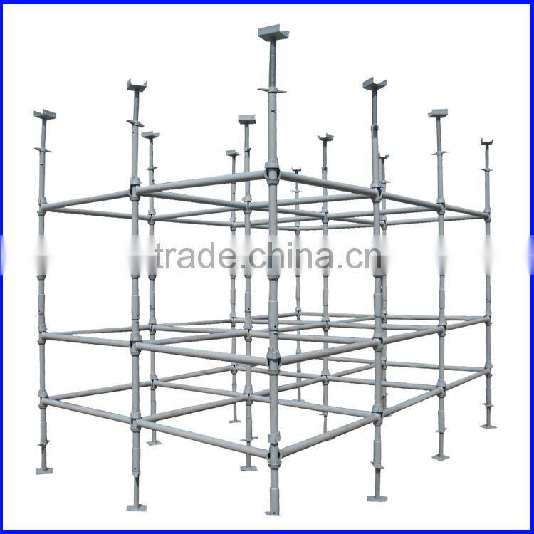 Best Quality !!! Promotion Price !!! quick assembly Q235 Cuplock scaffolding standard and ledger for sale