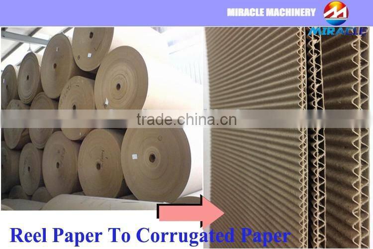 Top sale in 2016 corrugated paperboard with E flute handling machine price