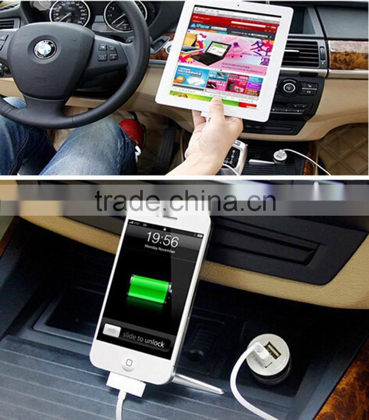 Portable 5V-1A Digital Solar Car Battery Charger For iPhone/iPod, All The Smart Phones